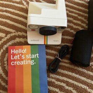 Polaroid NOW+ Camera with Rainbow Accent